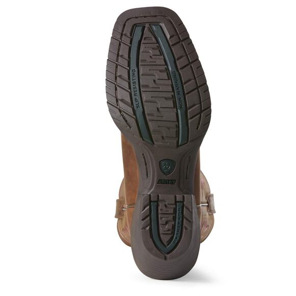 ARIAT Womens Hybrid Rancher Western Boots Distressed Brown Size 9 Mid Calf - Picture 3 of 3